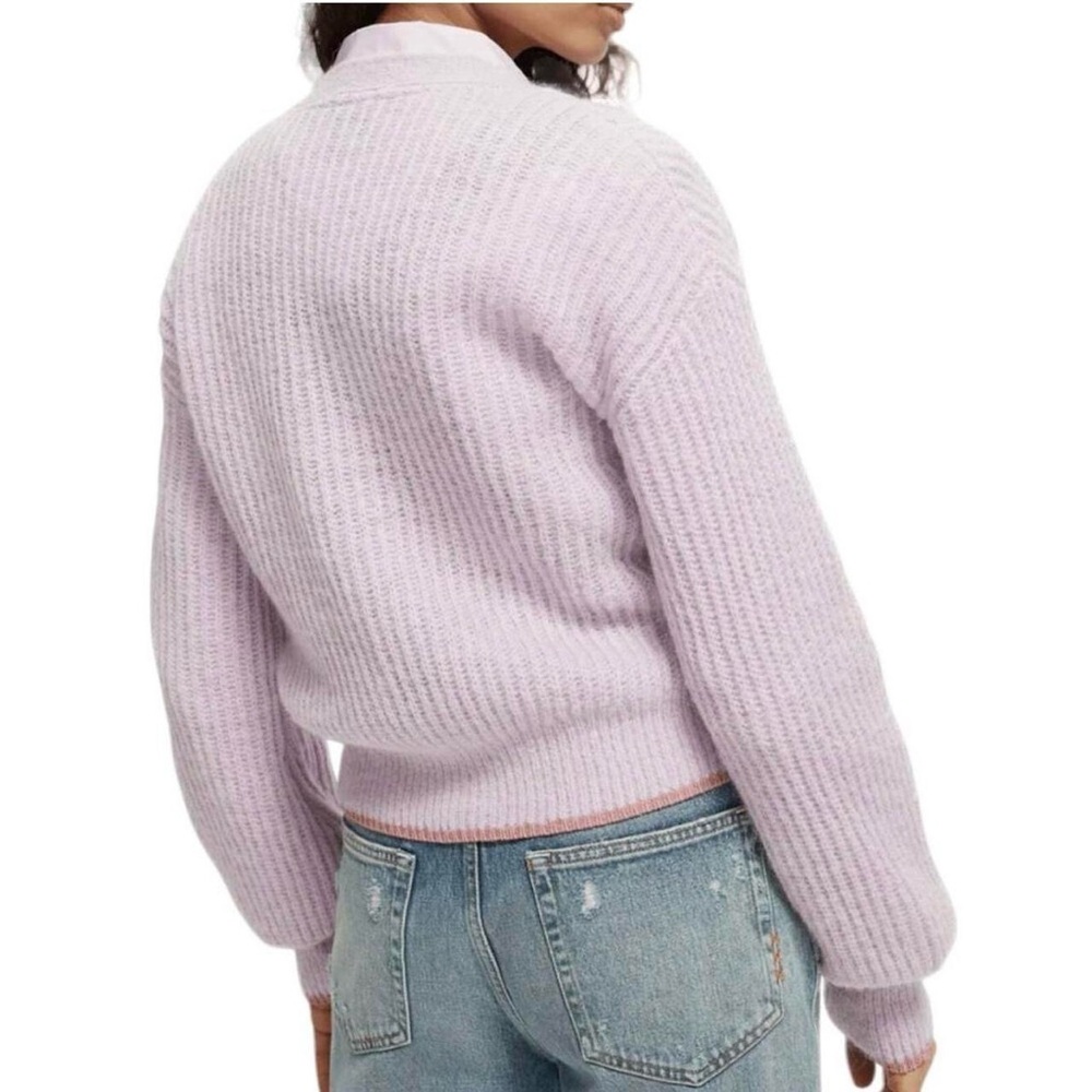 Scotch & Soda Light Purple Cardigan Sweater - Picture 8 of 8